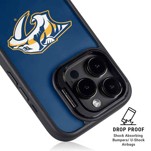 NHL Nashville Predators Logo iPhone 14 Pro Kickstand Case